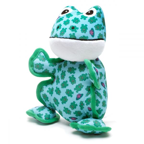 Worthy Dog Plush Toy Frog