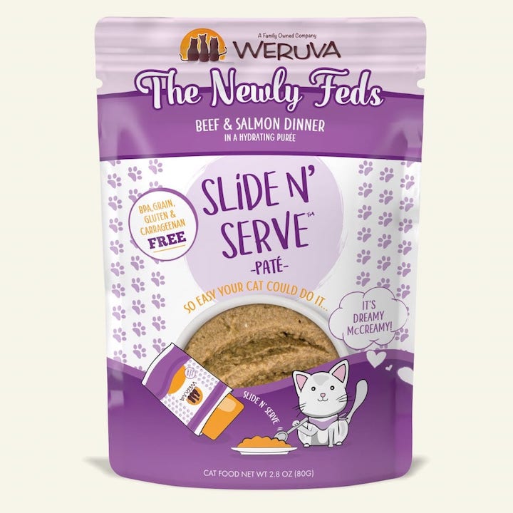 Weruva Cat Food Pouch Slide N' Serve Newly Feds