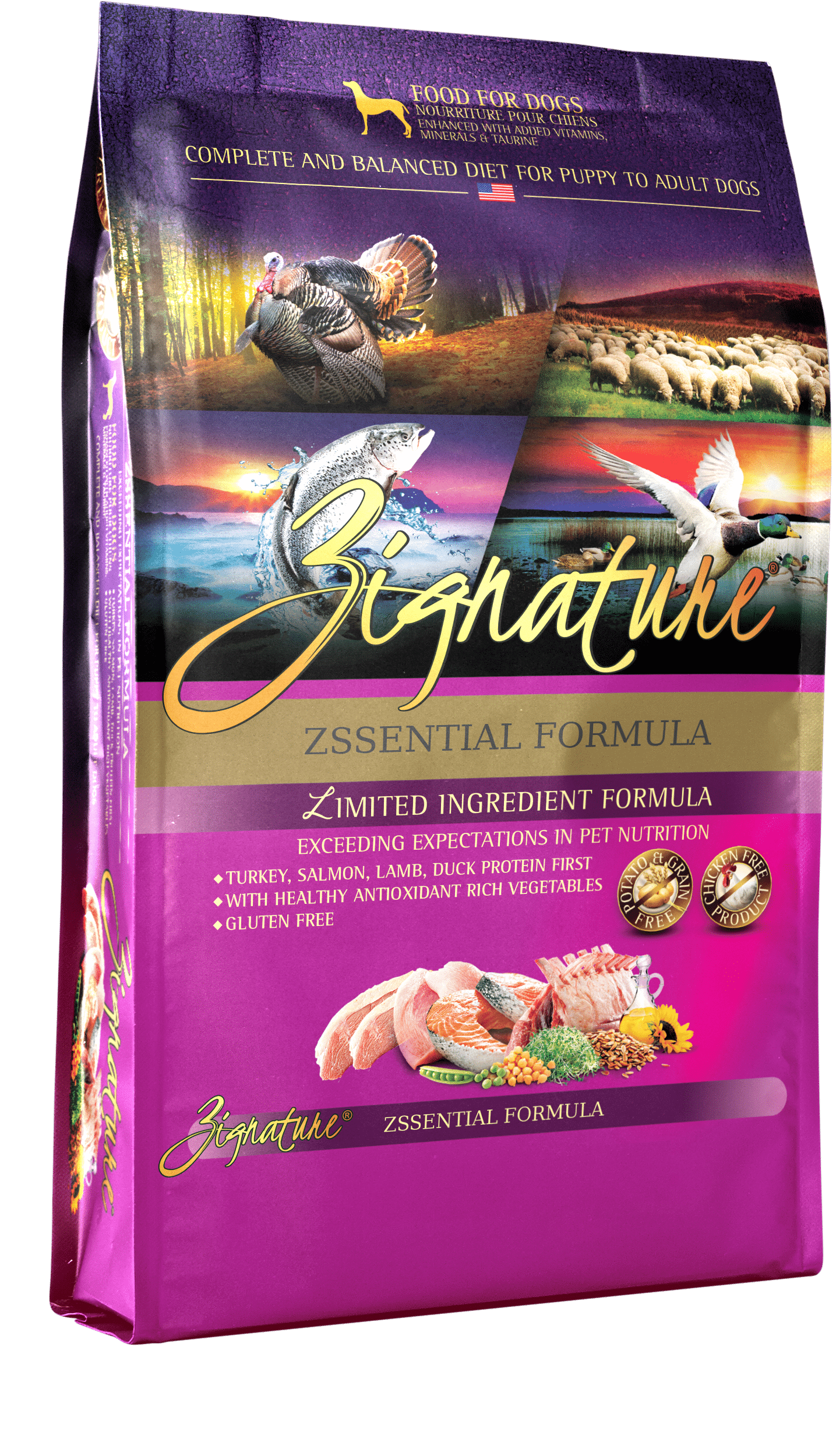 Zignature Dry Dog Food Zssentials