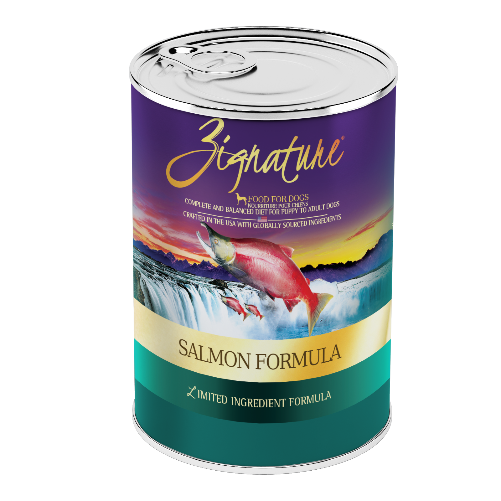 Zignature Canned Dog Food Salmon 13oz