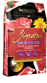 Zignature Dry Dog Food Select Cuts Lamb
