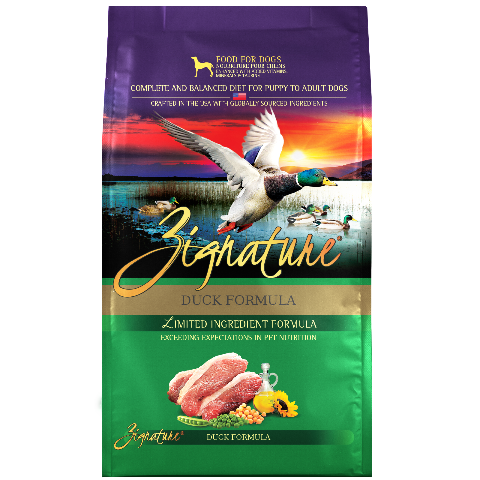 Zignature Dry Dog Food Duck