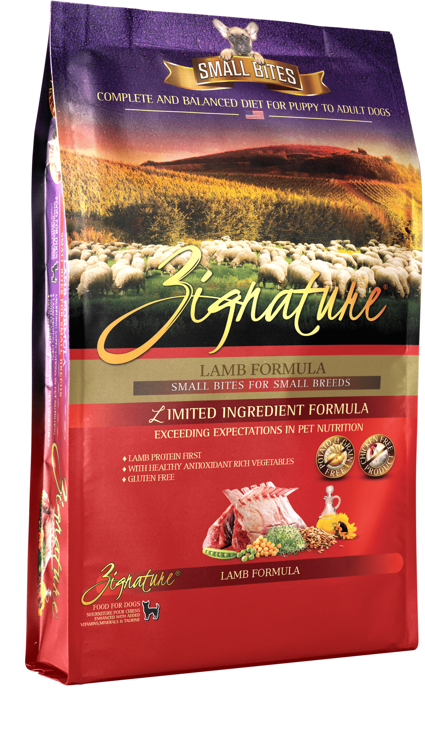 Zignature Dry Dog Food Small Bites Lamb