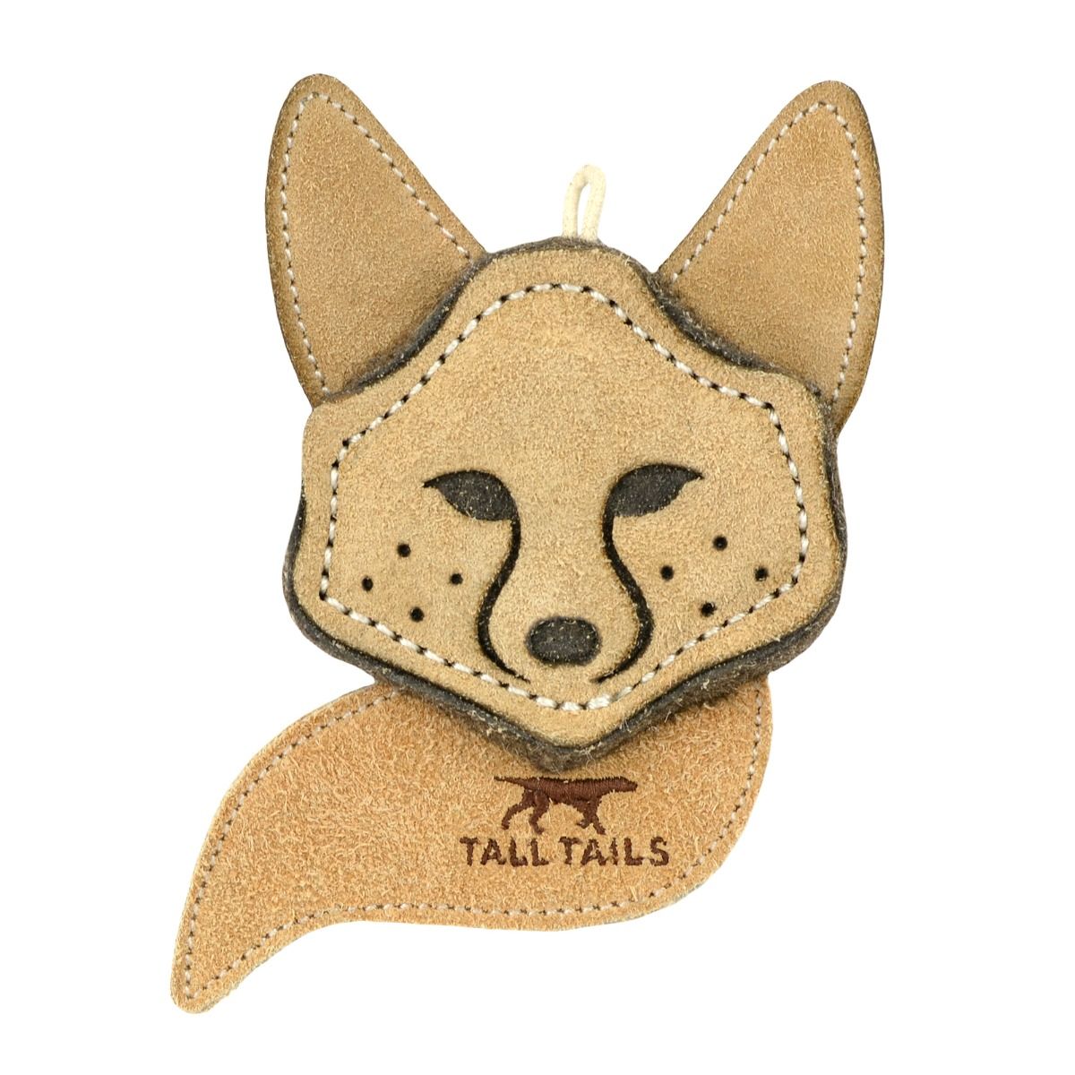 Tall Tails Leather Fox Toy