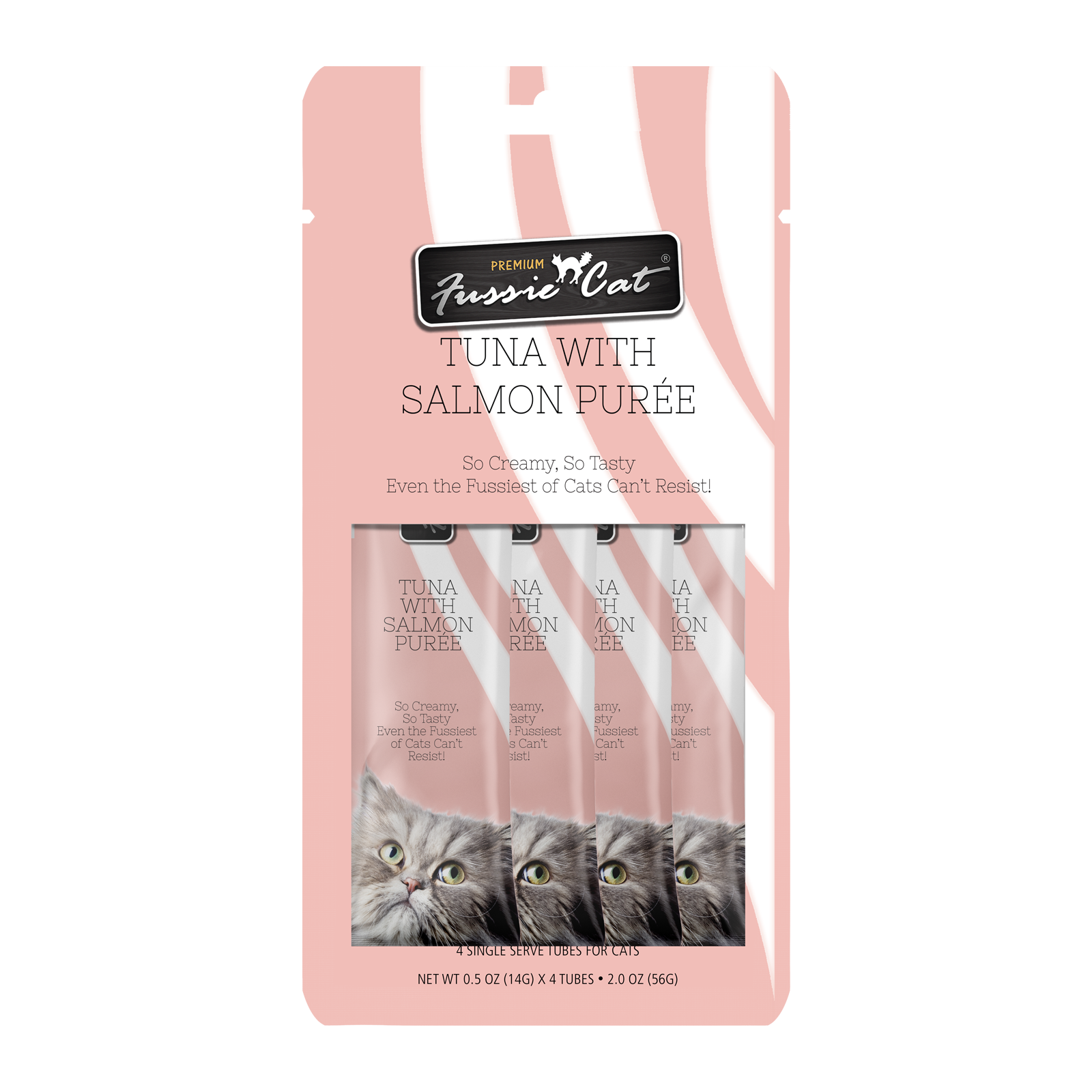Fussie Cat Tuna With Salmon Puree 4 Pack