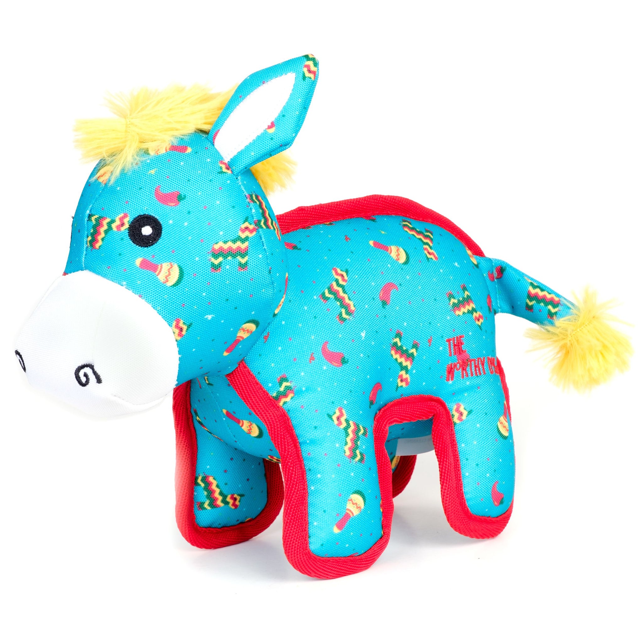 Worthy Dog Plush Toy Pinata Donkey