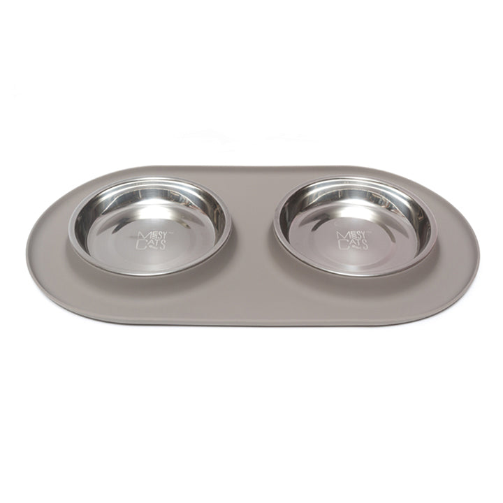 Messy Cats Double Silicone Feeder 14.2oz