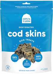 Open Farm Dehydrated Cod Skins Treats 2.25oz